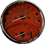 Orange Colored Gauge